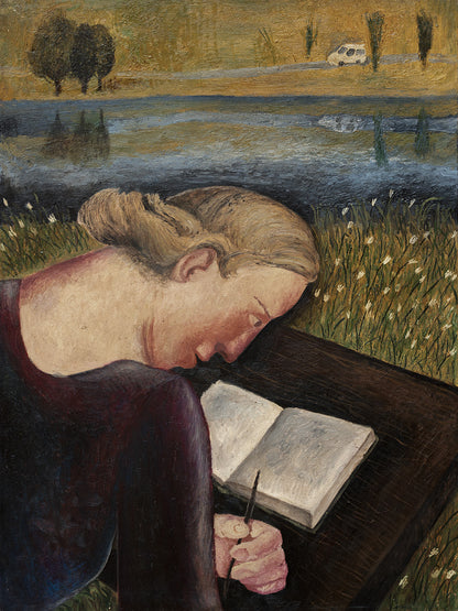 Ragazza che non sa cosa disegnare (2025)