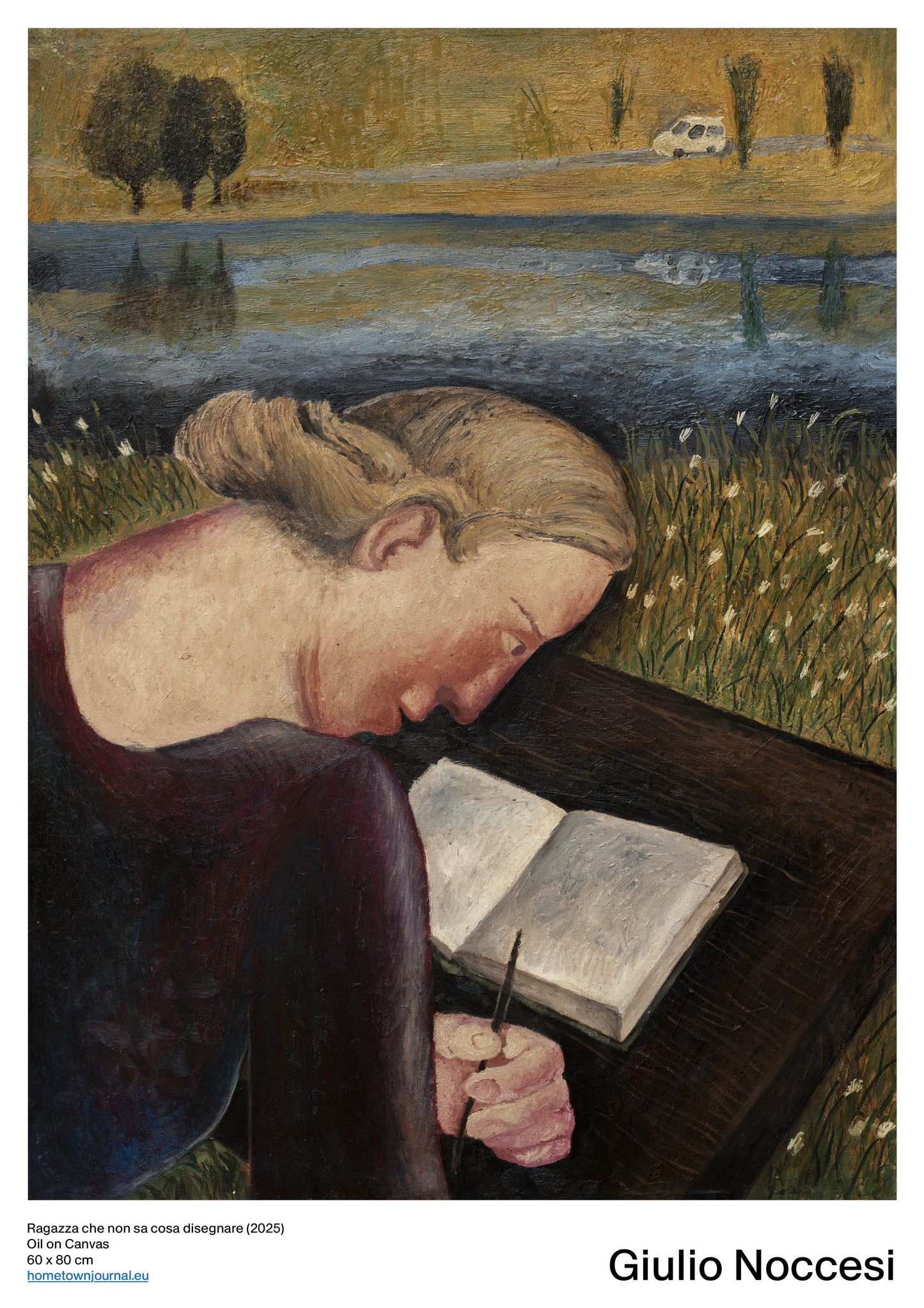 Ragazza che non sa cosa disegnare (2025)