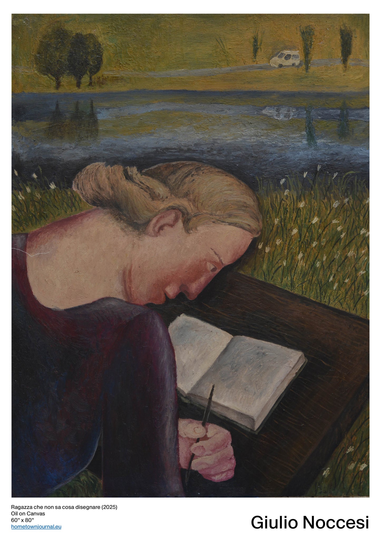 Ragazza che non sa cosa disegnare (2025)