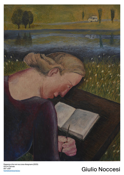Ragazza che non sa cosa disegnare (2025)